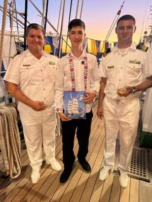 România şi Grecia, la aceeaşi masă, la bordul navei-şcoală „Mircea”